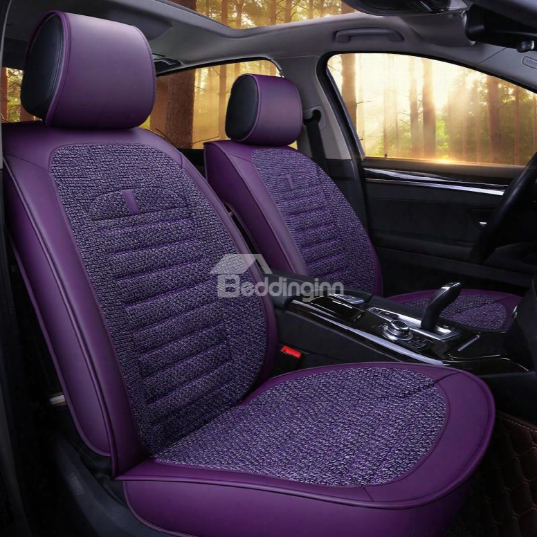 Durable Elegant Shape Modern Design Polyester Fibre Material Universal Car Seat Cover