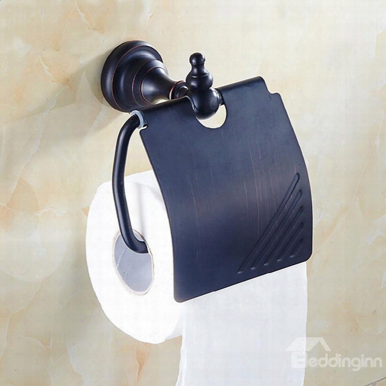 European Style Black Bronze Toilet Paper Roll Holder