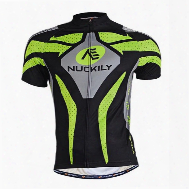 Male Black Breathable Road Bike Jersey With Reflective Stripe Quick-dry Cycling Jersey