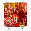 Christmas Gifts and Candy Printing Christmas Theme 3D Shower Curtain