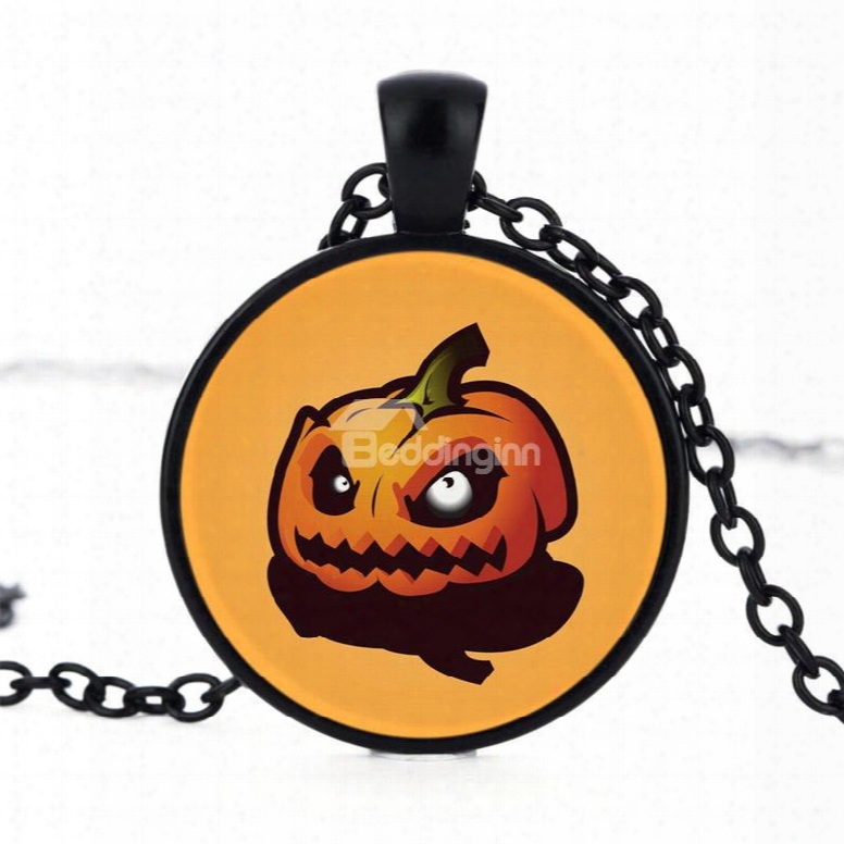 Alloy Pumpkin Pattern Sexy Fashion Halloween Necklace