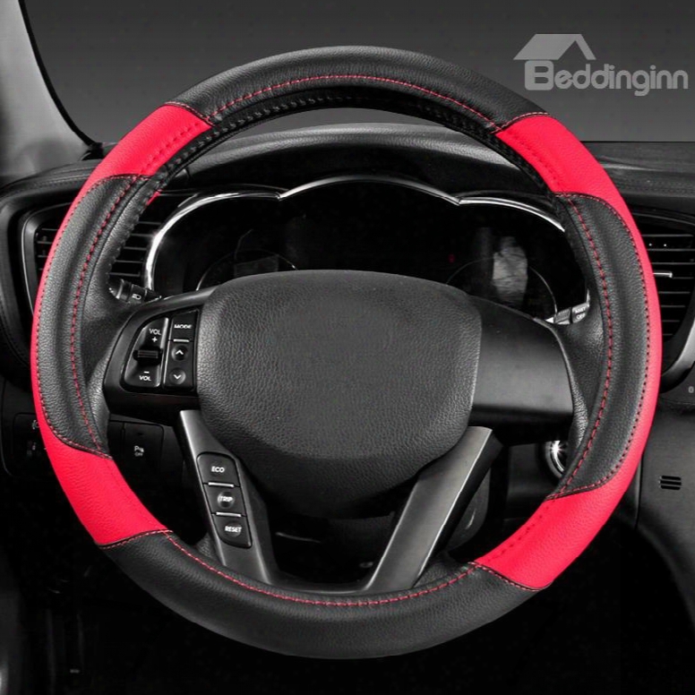 Amazing Cool Crocodile Skin Pattern Contrast Color Comfortable Steering Wheel Cover