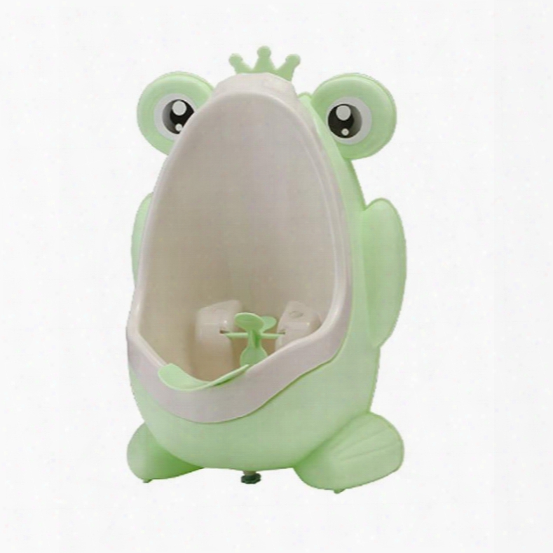 Cute Froggy Training Urinal For Boys With Funny Aiming Target