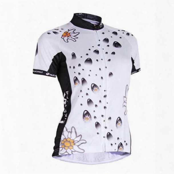 Female Road Bike Quick-dry Short Sleeve Jersey With Full Zipper Breathable Cycling Jersey