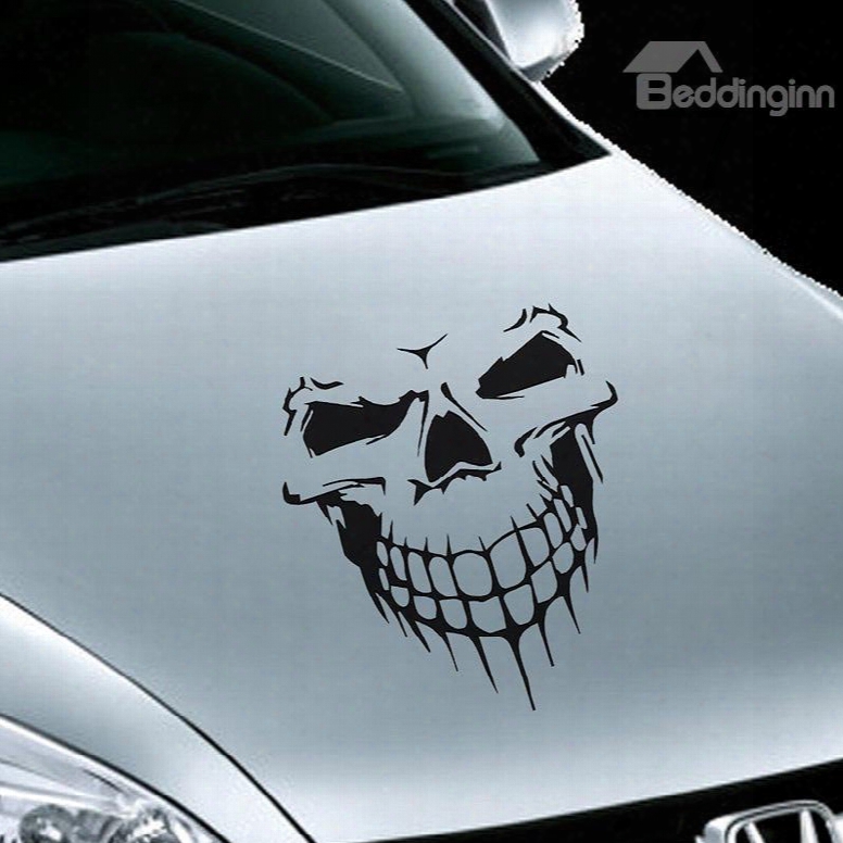 Populat Evil Skull Style Design Front Creative Car Sticker