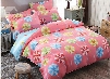 Colorful Lollipops Prints Polyester 4-Piece Pink Bedding Sets/Duvet Covers