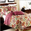 Paisley Floral Prints Boho Chic Patchwork Cotton 3-Piece King Size Bed in a Bag