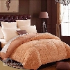 Skincare Soft Plush Solid Camel Comfortable Quilt