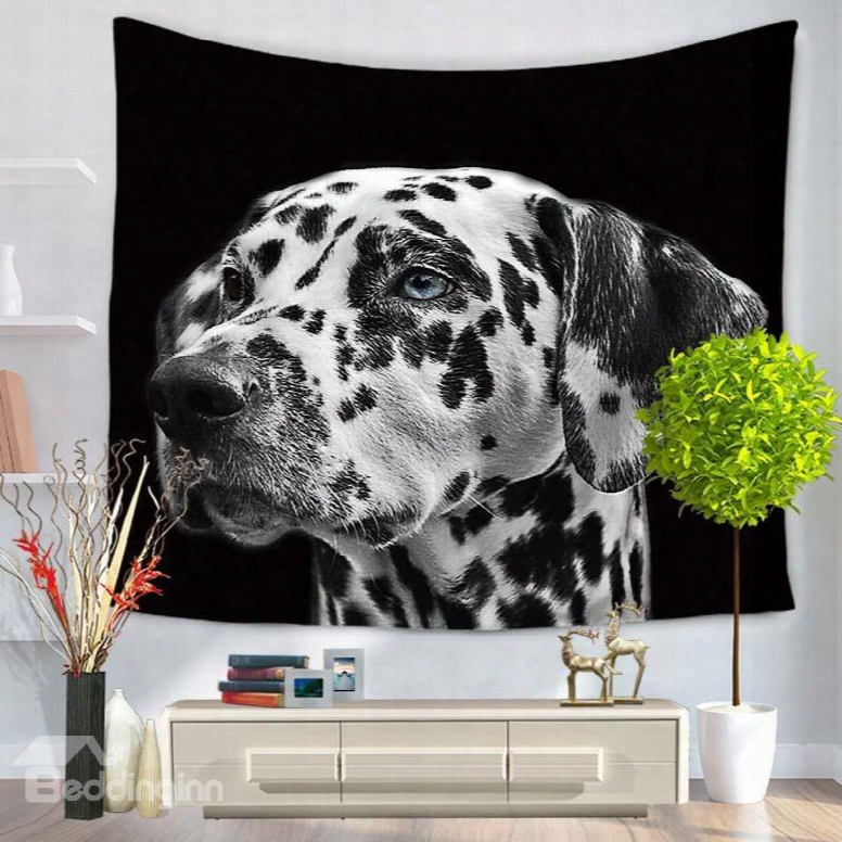 Spotty Dog/dalmatian Watching Ahead Pattern Decorative Hanging Wall Tapestry
