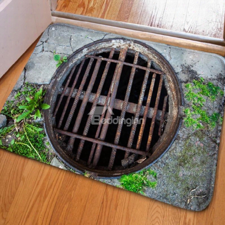 Unique Country Style Realistic Pattern Home Decorative Non Slip Doormat