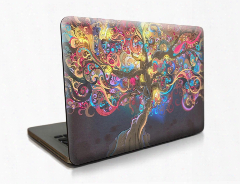 Colorful Tress Pattern Hard Plastic Cover Protective Waterproof For Macbook