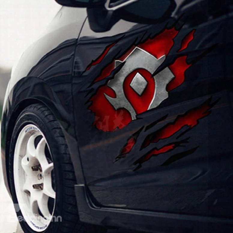 Cool Fashion Totem Pattern Design Side Door Large Car Sticker