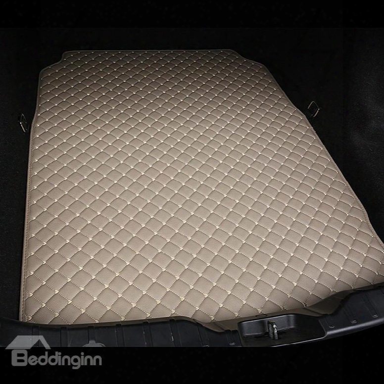 Cost-effective Classic High-quality Leather Beige Custom Car Trunk Cushion