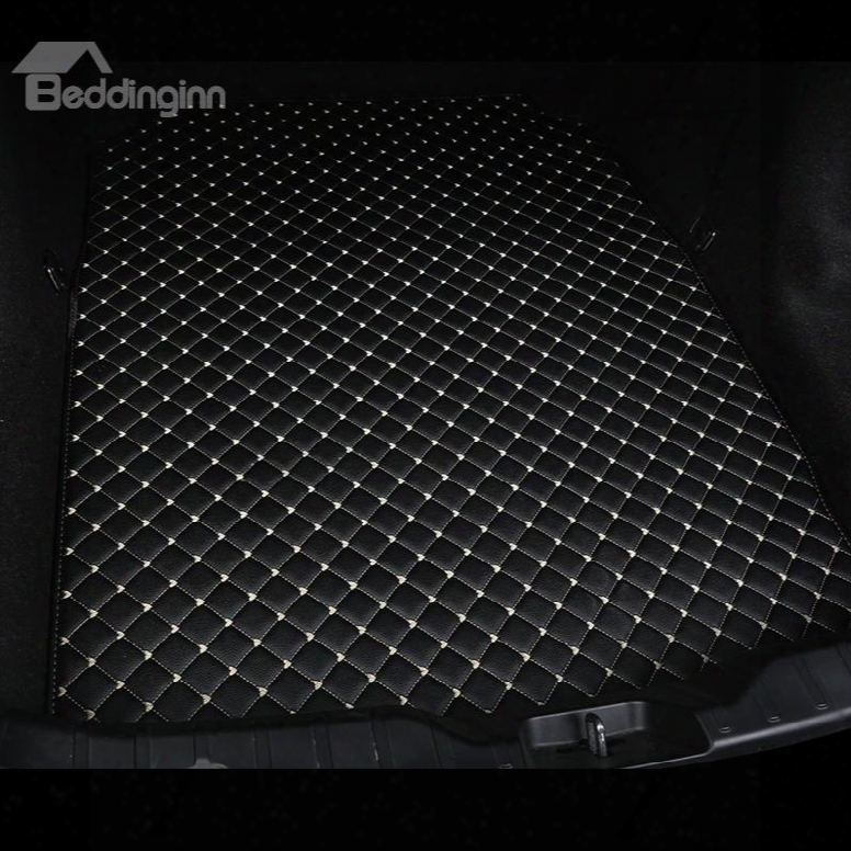 Cost-effective Classic High-quality Leather Black Custom Car Trunk Cushion