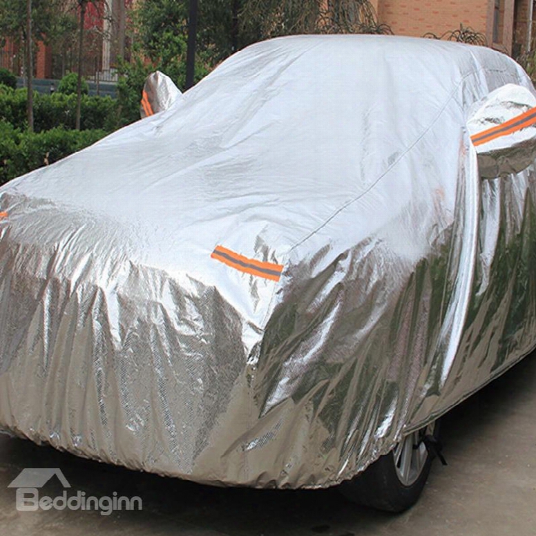 Full Car Body Cover Customed-fit Popular Non-woven Fabrics With Aluminum Foil Material Car Sun Shades