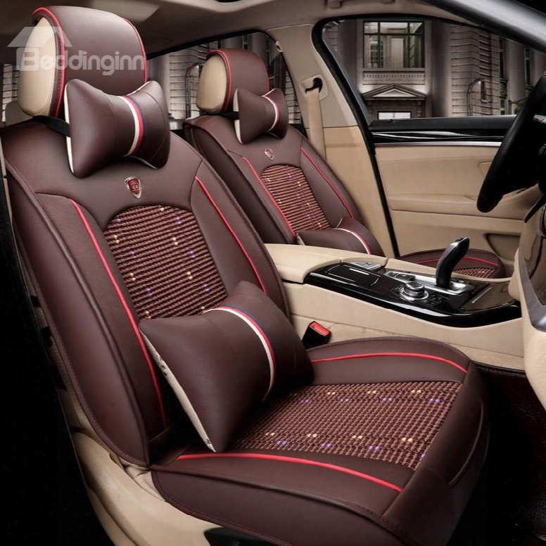 Luxury Delicate Handmade Knit Wear-resisting Showy Universal Car Seat Covers