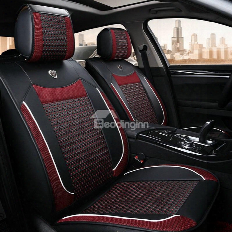 New Fashion Design With Cool Mixing Color Style Easy Install Universal Five Car Seat Cover