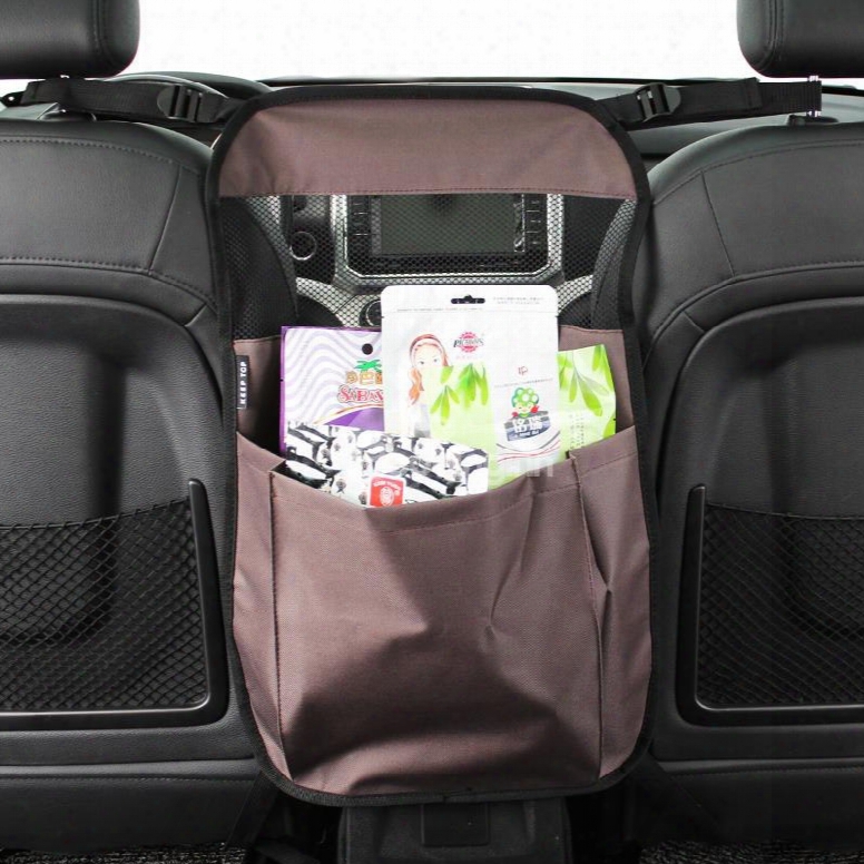 New Simple Design Hanging Suspension Oxford Cloth High Capacity Car Chair-back Organizer