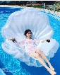 Amazing Gigantic Seashell and Pearl Design Inflate Pool Float