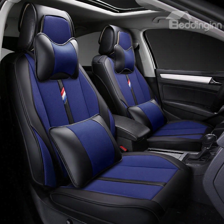 Sports Style Bright Color Leather Material Universal Car Seat Cover