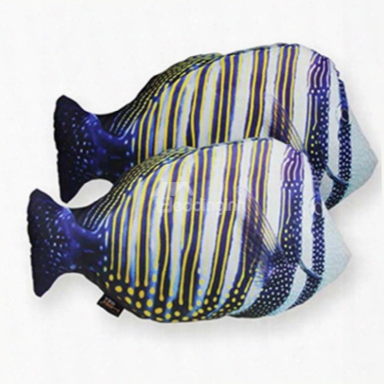 Vivid Cute Fish Design Decorative Throw Pillow