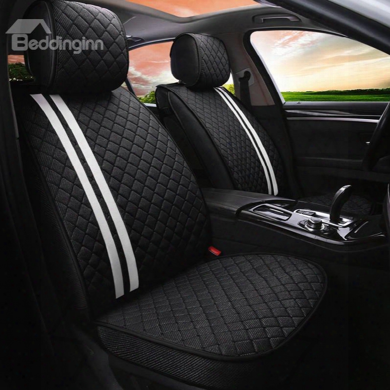 Girly Attractive Popular Durable Linen Material Universal Car Seat Cover