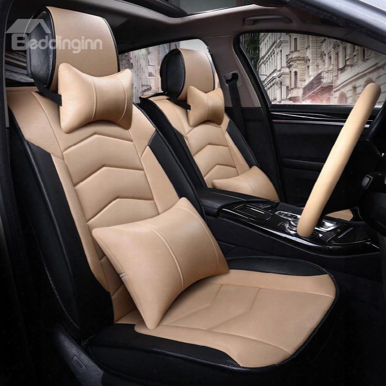 High-grade Durable Pvc Material Sport Style Universal Five Car Seat Cover