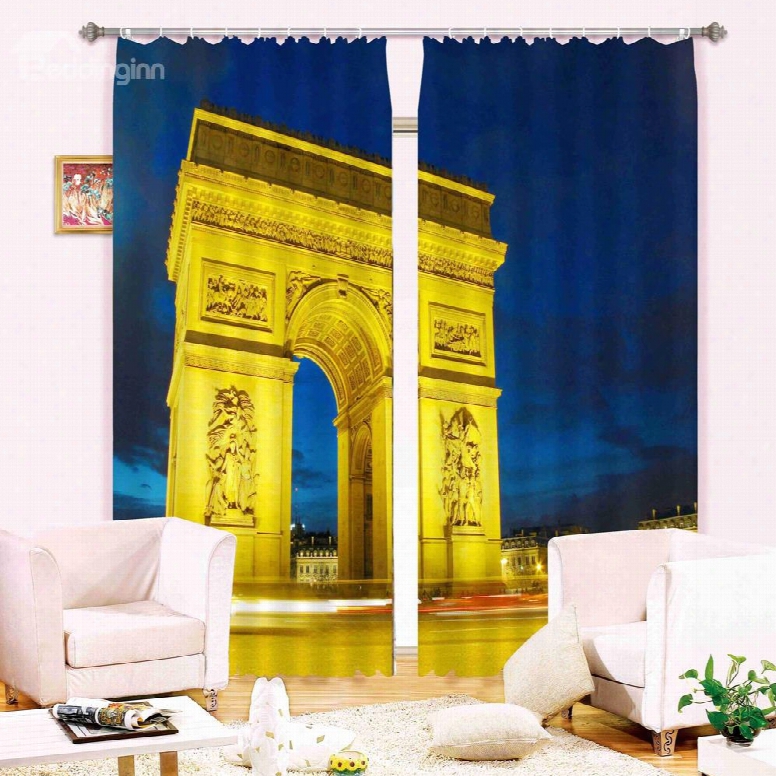 Magnificent Triumphal Arch 3d Blackout Curtain