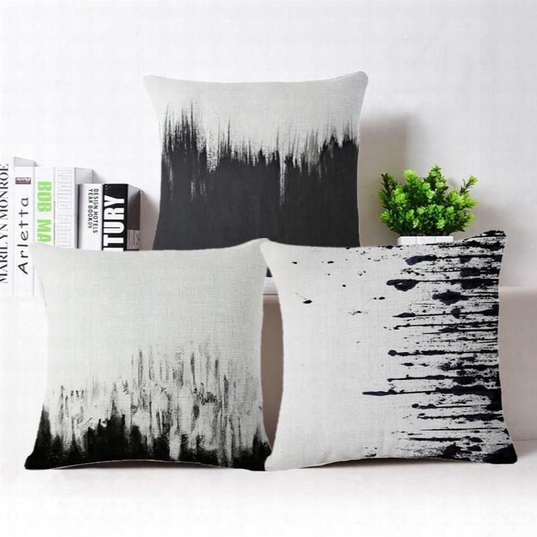 Minimalist Style Artistic Design Square Throw Pillow