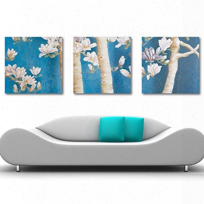 New Arrival Delicate Pink Flowers Blossom Canvas Wall Prints