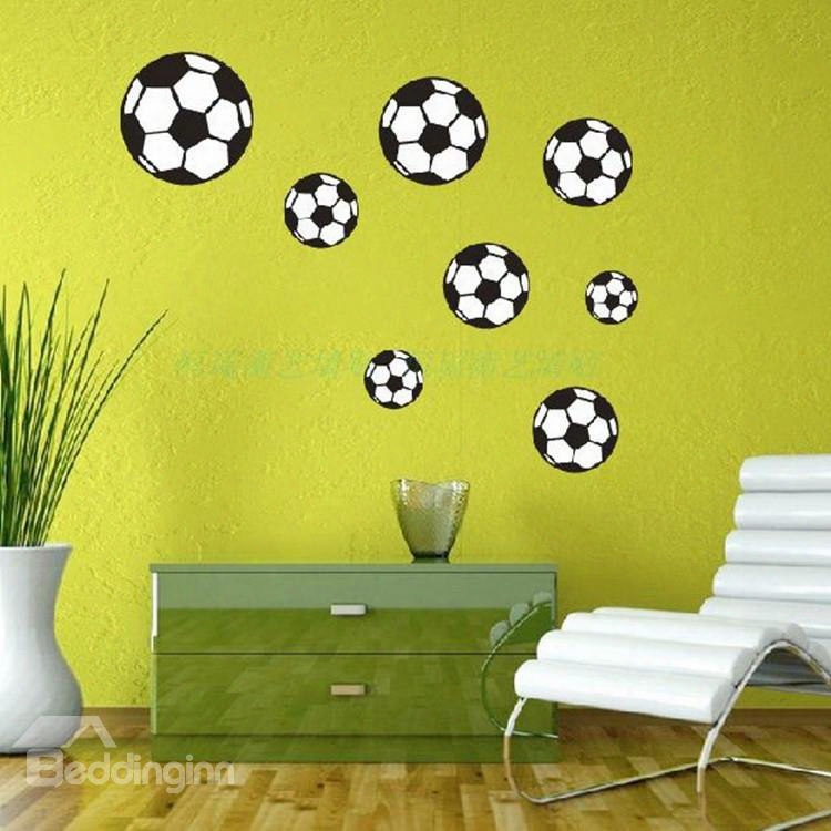 New Arrival Fabulous Football Patterns Floor Stickers Or Wall Stickers