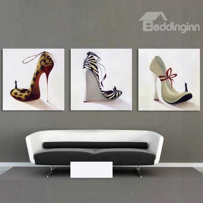 New Arrival Fashionable High-heeled Shoes Criss Film Wall Art Prints