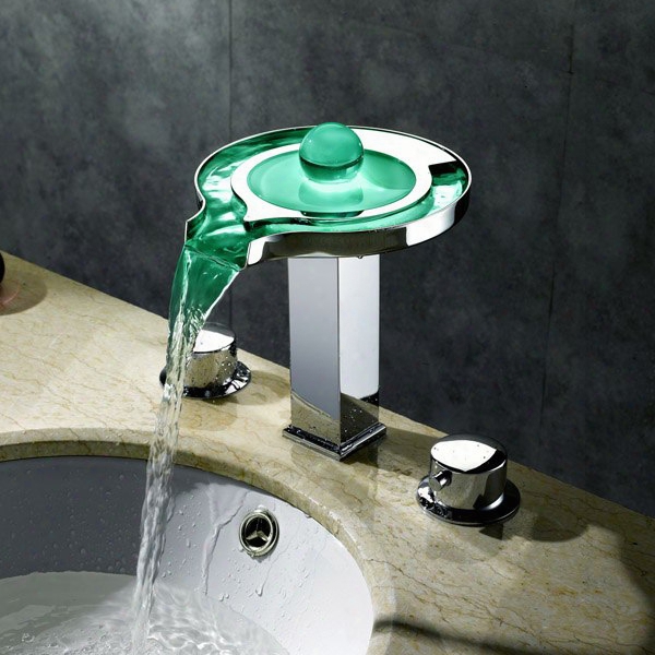 New Arrival High Quality Led Color Changing Unique Designed Bathroom Sink Faucet