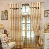 European and Elegant Style Thick Chenille Decorative and Breathable Sheer Curtain
