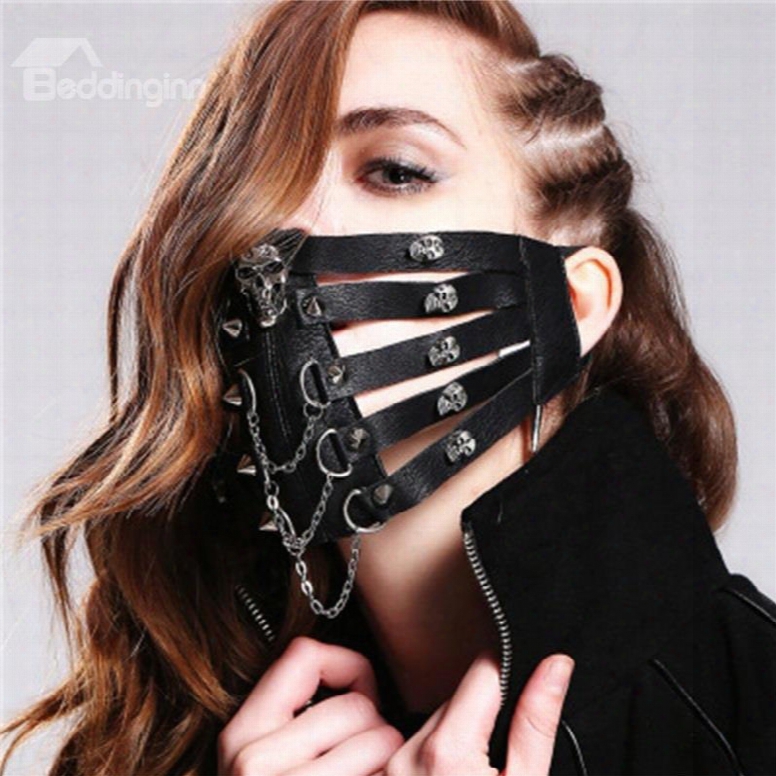 Rock Skull Cosplay Fashion Cool Punk Mask