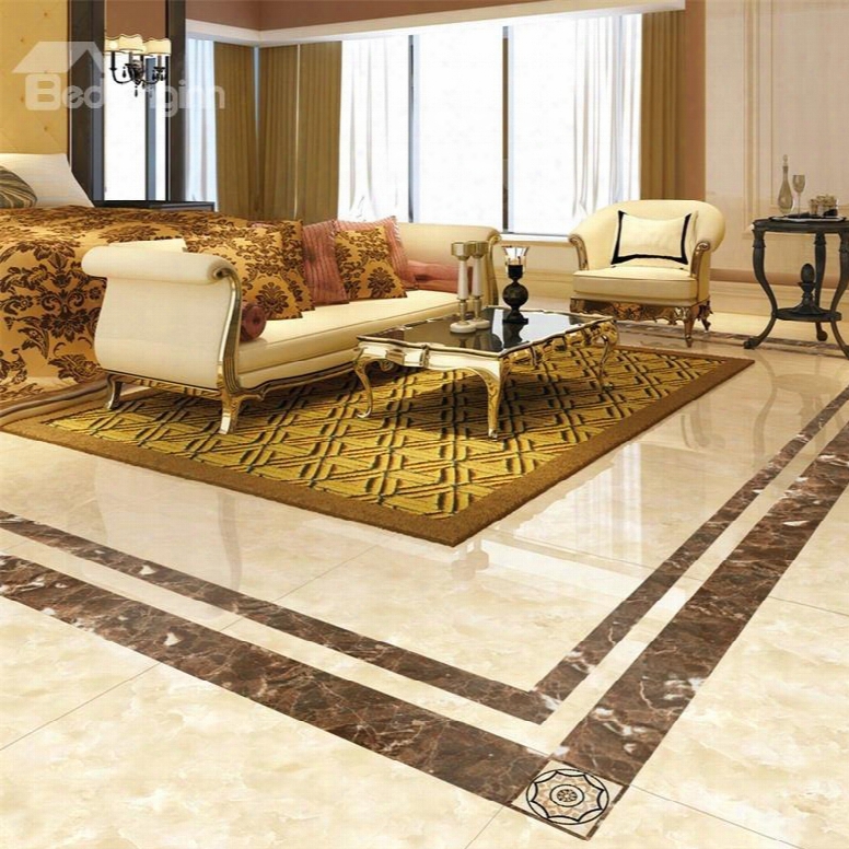 Square Pvc Waterproof Eco-friendly Floor Art Tile Sticker