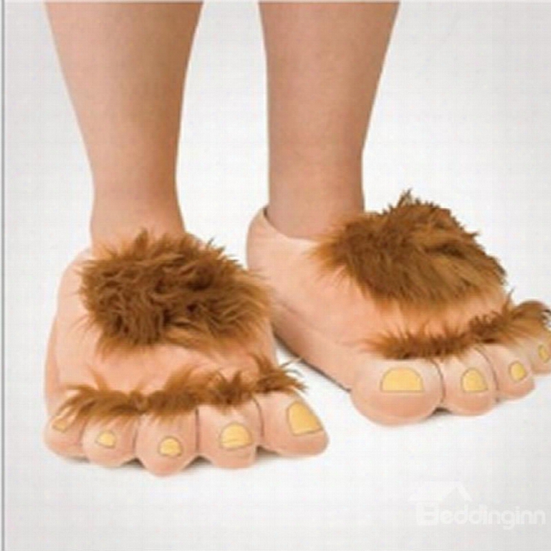 The Hobbit Feet Fashion Idea Special Shape Warm Winter Slipper