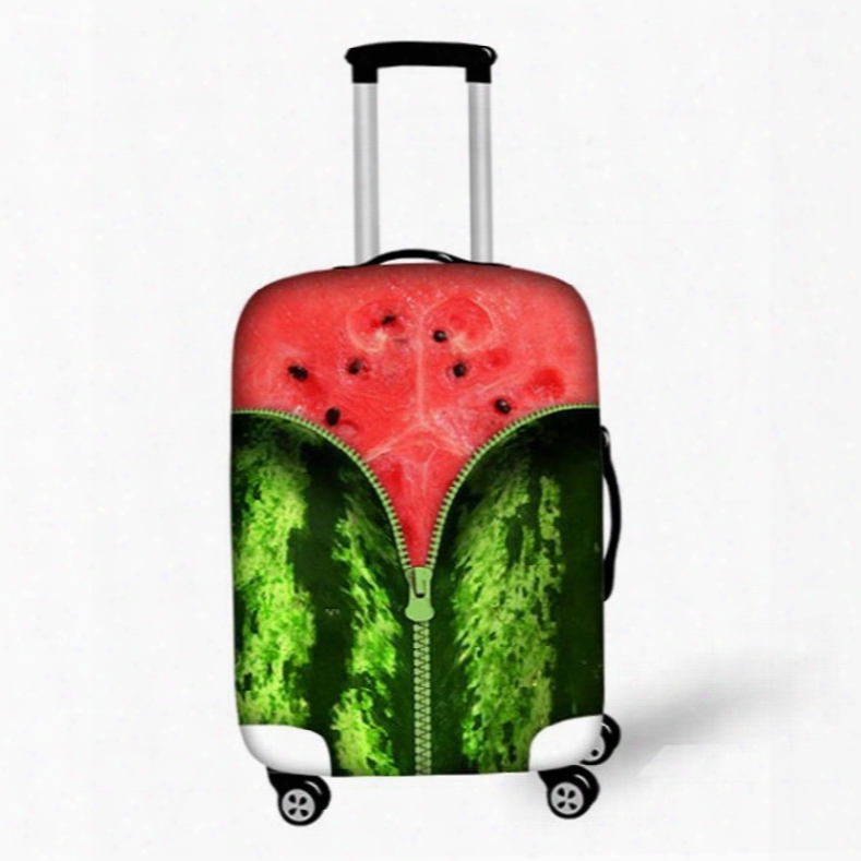 Unique Watermelon Pattern 3d Painted Luggagge Cover