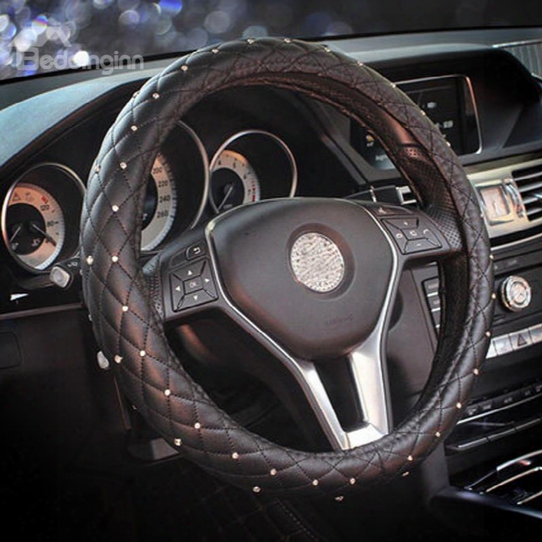 Unrivalled Sparkling With Excellent Visual Effects Anr Great Sense Of Touch Steering Wheel Cover