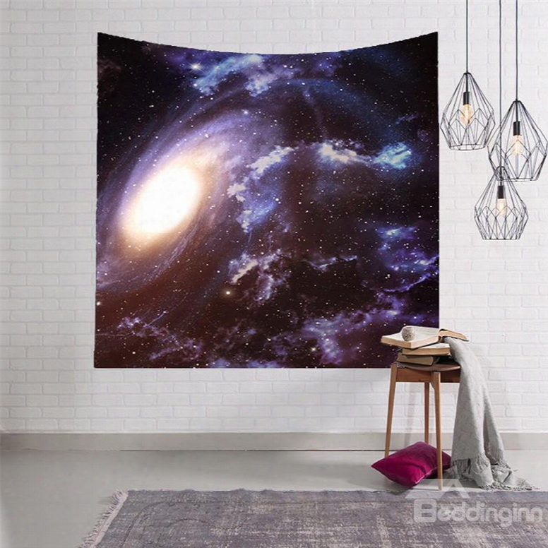 3d Colorful Clouds Galaxy Universe Hanging Wall Tapestries