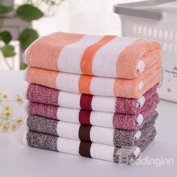 Chic Concise Fabuloua Colorful Stroke  Cotton Towel