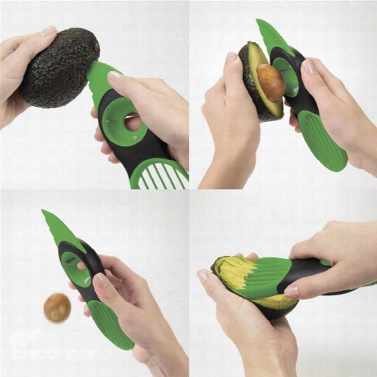 Convenient And Creative Stainless Cut Avocado And Cantaloupe Slicer