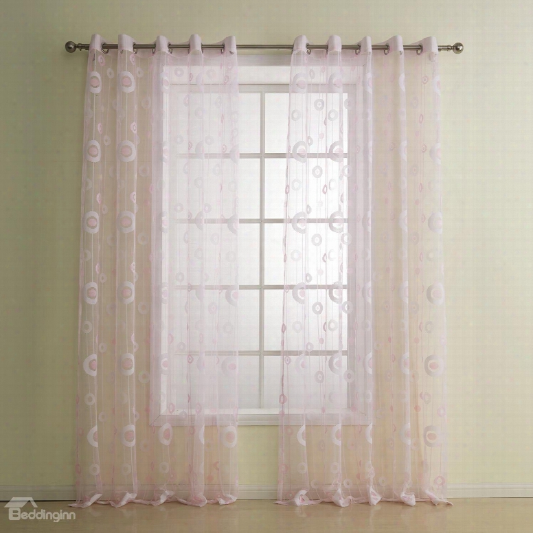 Fantastic Pretty Lovely Pink Custom Sheer Curtain