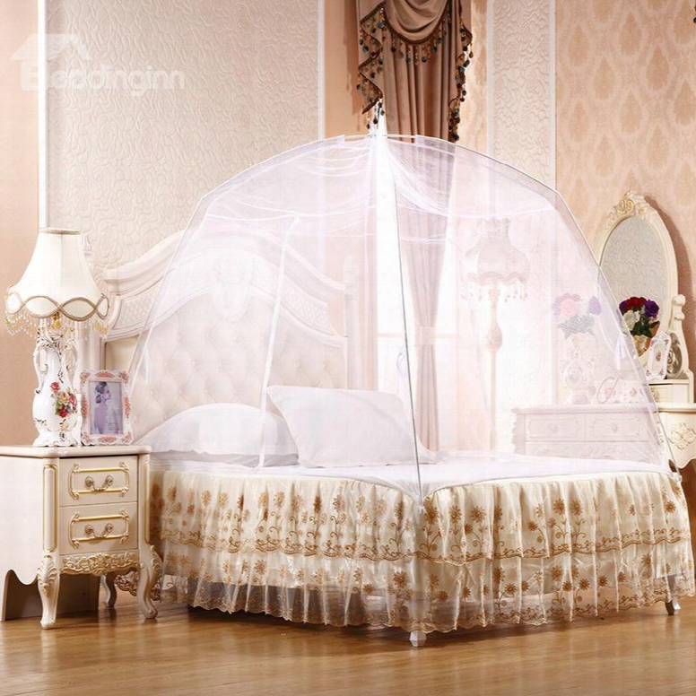 Folding Polyester Mongolian Yurt Bed Net