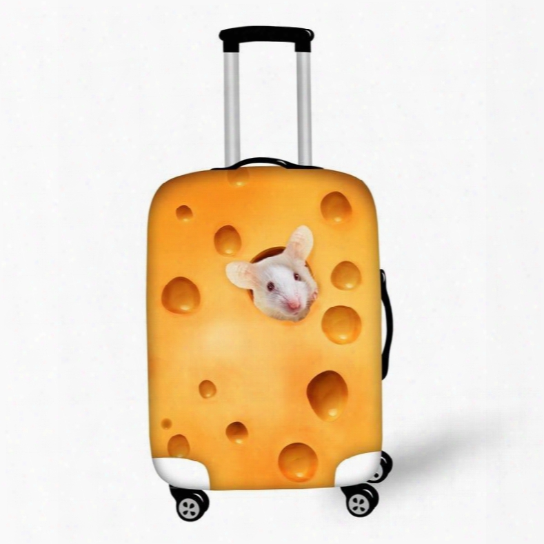 Funny Rat In Choose Pattern 3d Painted Luggage Cover