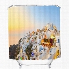 Amazing View of Greece 3D Printed Waterproof Shower Curtain