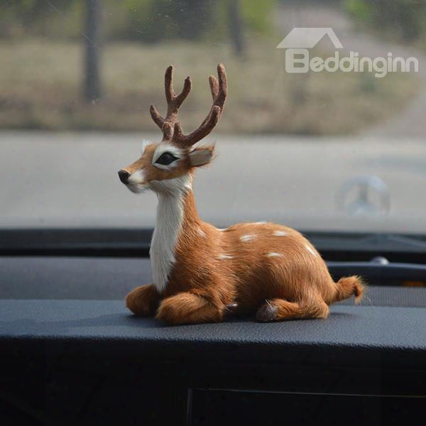 Simulating Lovely Eer Creative Car Decor