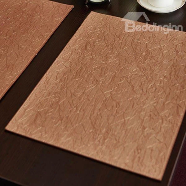 Special Design Polyurethane Disorder Grain Stain Resistant Table Placemat