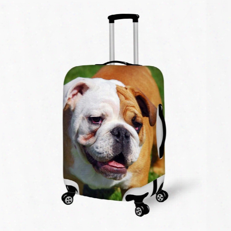 Vivid Dog Pattern 3d Painted Luggage Cover