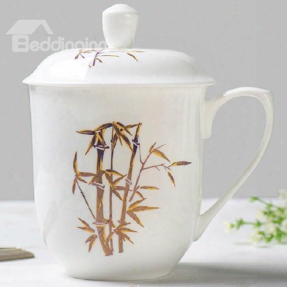 Wonderful Chinese Traditional Bamboo Bone China Tea Cup